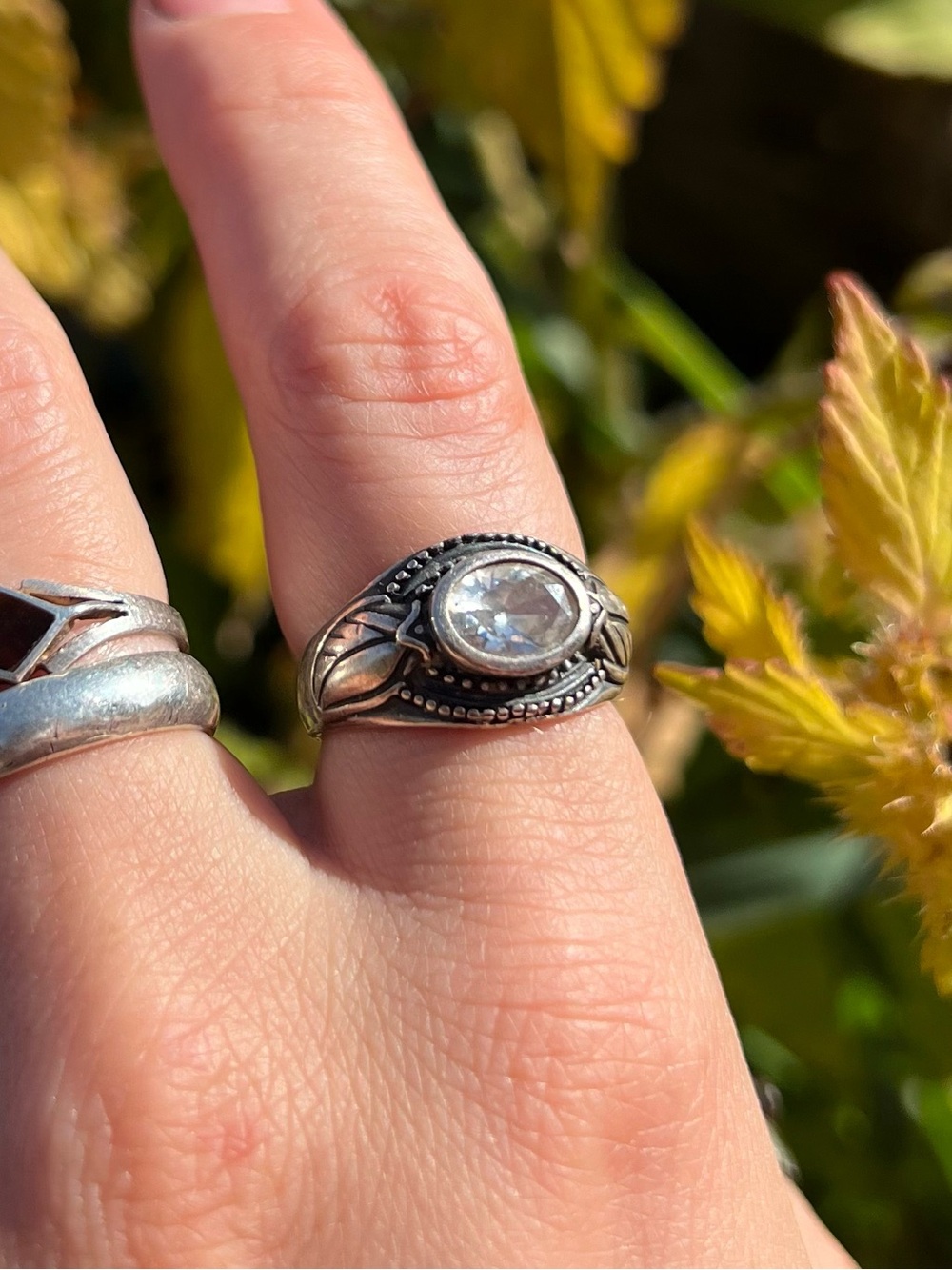 Vtg Sterling Silver Ring